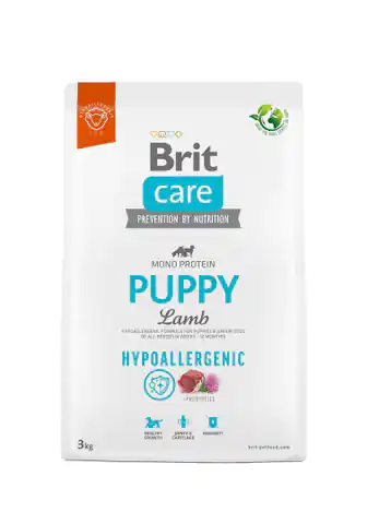 ⁨BRIT Care Hypoallergenic Puppy Lamb  - dry dog food - 3 kg⁩ at Wasserman.eu