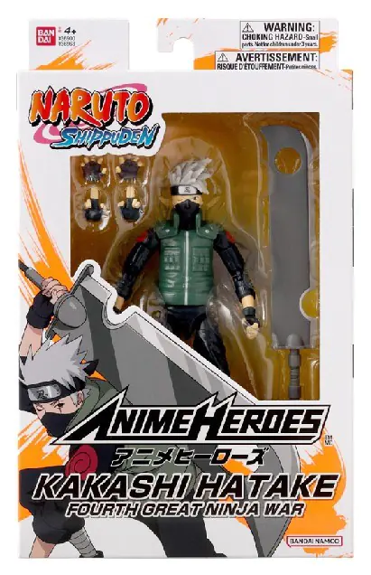 ⁨ANIME HEROES NARUTO - HATAKE KAKASHI GOURTH GREAT NINJA WAR⁩ w sklepie Wasserman.eu