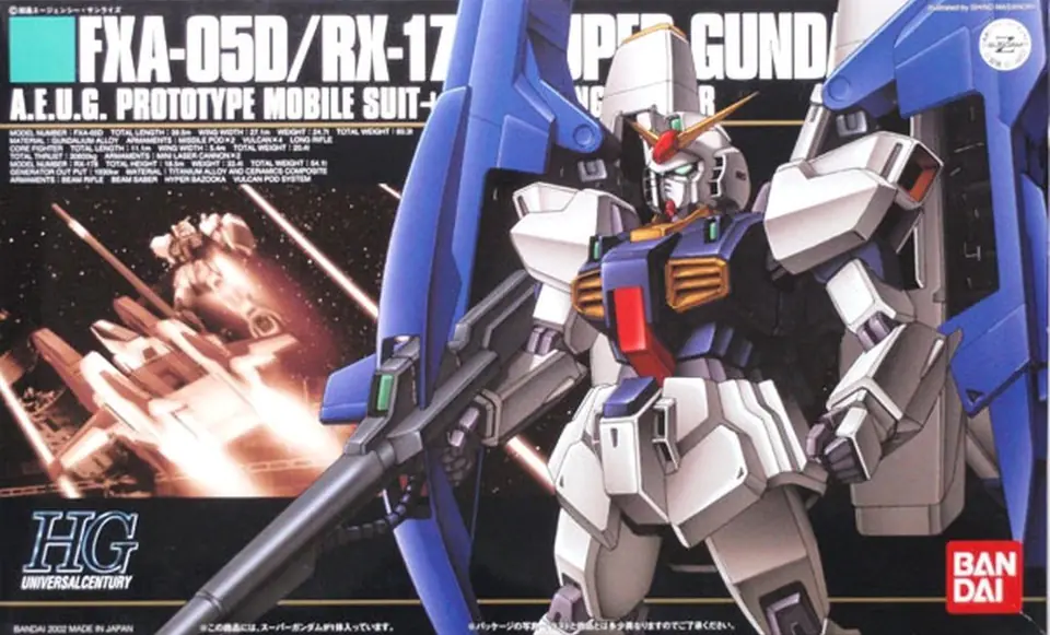 HGUC 1/144 FXA-05D/RX178 SUPER GUNDAM w sklepie Wasserman.eu