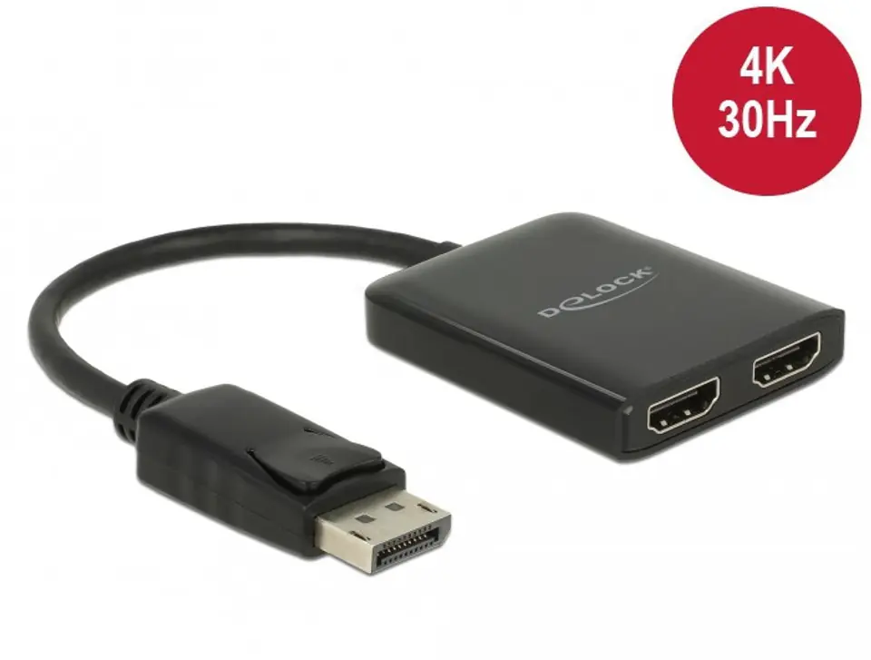 Splitter video DisplayPort -> 2x HDMI at Wasserman.eu