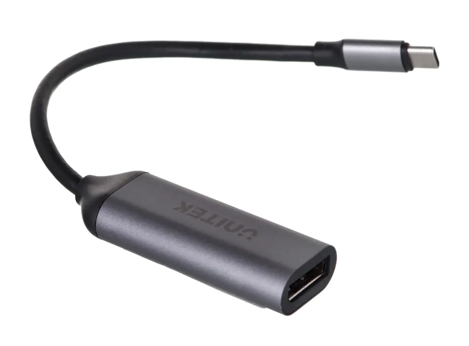 ⁨UNITEK ADAPTER USB-C, DISPLAYPORT 1.4, 8K@60HZ, V1415A⁩ at Wasserman.eu