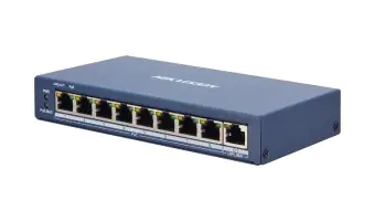 ⁨Hikvision Digital Technology DS-3E1309P-EI network links Managed L2 Fast Ethernet (10/100) PoE support Grey⁩ at Wasserman.eu