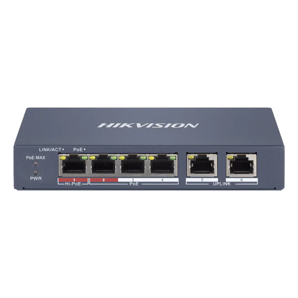⁨SWITCH POE HIKVISION DS-3E1106HP-EI⁩ at Wasserman.eu