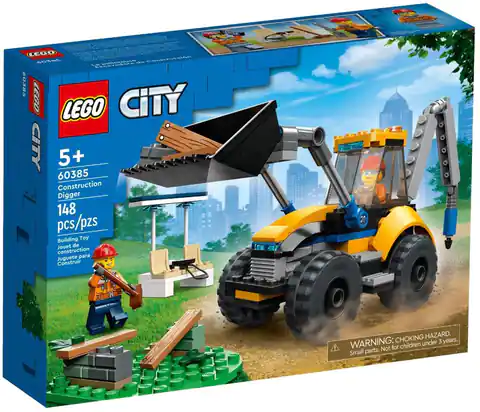 ⁨LEGO CITY 60385 CONSTRUCTION DIGGER⁩ at Wasserman.eu