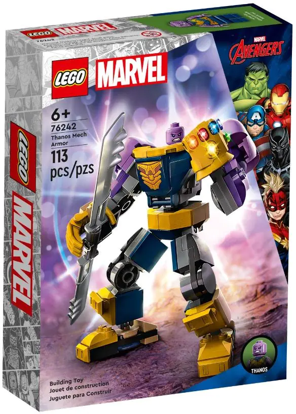 ⁨LEGO Super Heroes 76242 Mechaniczna zbroja Thanosa⁩ w sklepie Wasserman.eu