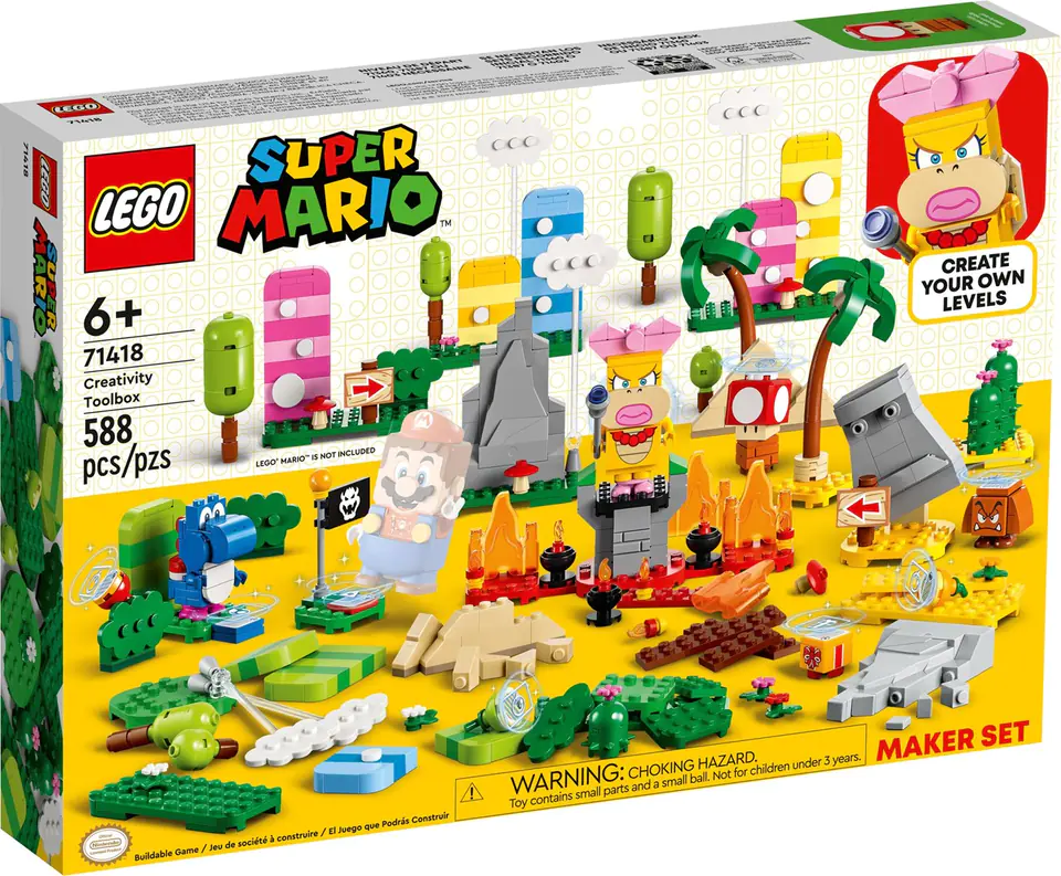 ⁨LEGO Super Mario 71418 Creative Box - Creator's Set⁩ at Wasserman.eu