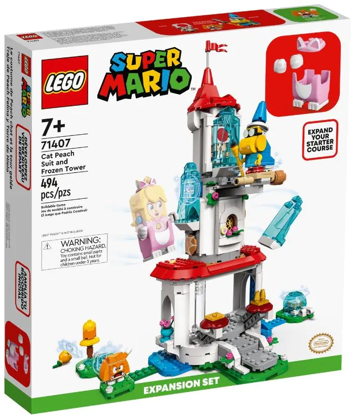 ⁨LEGO Super Mario 71407 Cat Peach i lodowa wieża zestaw rozszerzający⁩ w sklepie Wasserman.eu