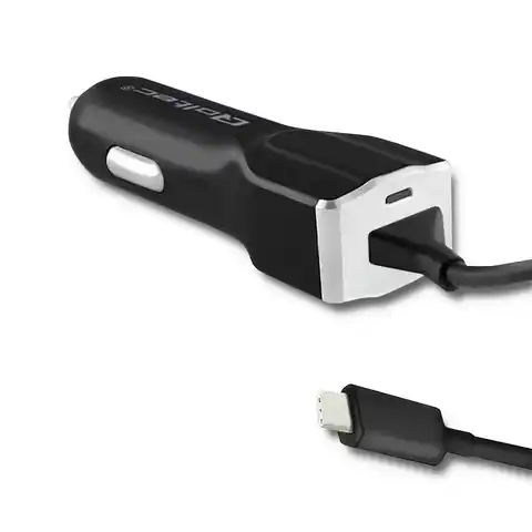 ⁨Car charger | 12-24V | 15W | 5V 3A | + USB type C cable⁩ at Wasserman.eu
