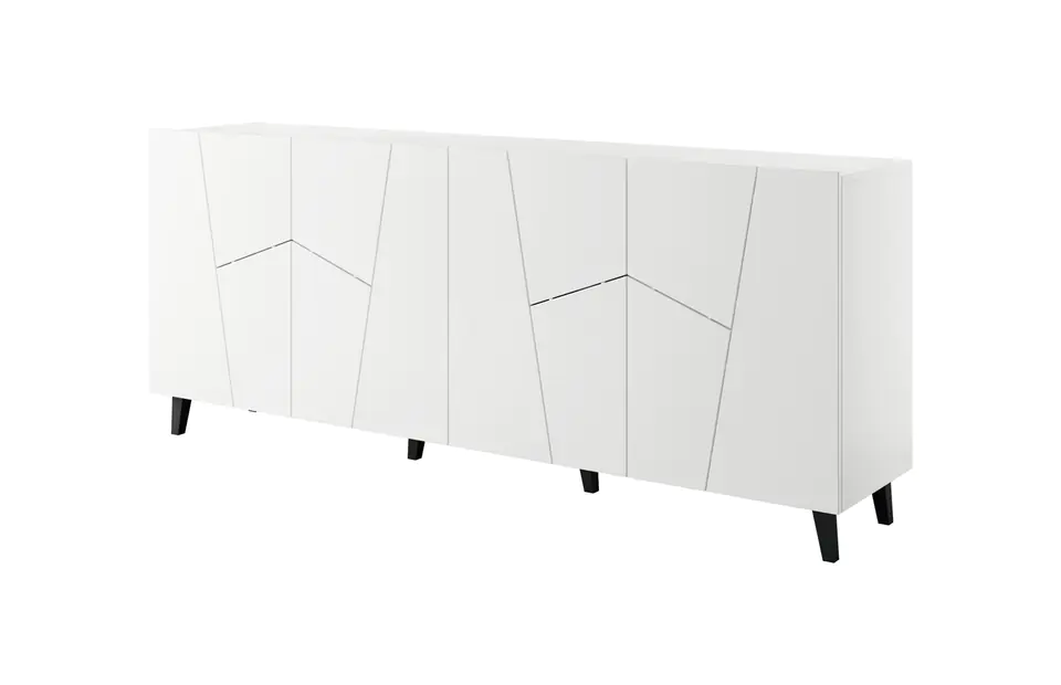 Komoda ETNA 200x42x82 biały mat w sklepie Wasserman.eu