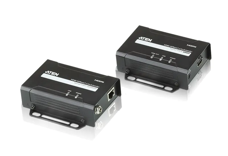 ⁨ATEN HDMI Extender (T+R) over 1 CAT5e/6 Cable (70m) ,4K / HDBaseT-Lite (Class B)⁩ at Wasserman.eu