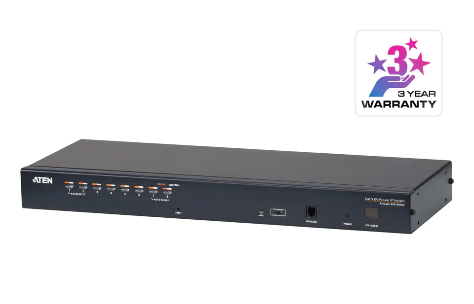 ⁨ATEN KVM 8/1 port Cat 5 Altusen KH-1508Ai⁩ w sklepie Wasserman.eu
