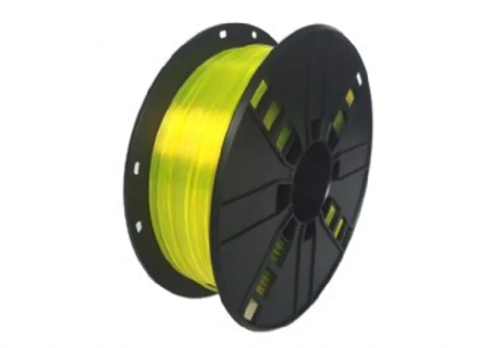 ⁨Filament printer 3D PETG/1.75mm/1kg/yellow⁩ at Wasserman.eu