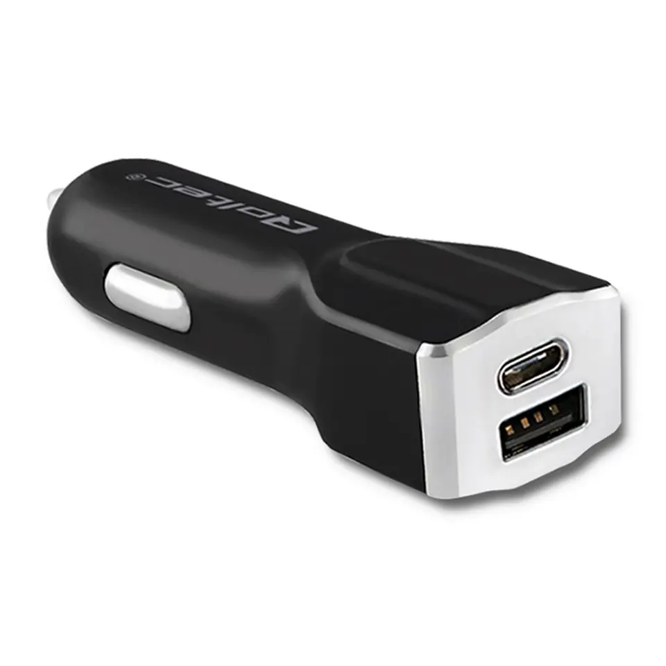 Inteligent car charger | 12-24V | 27W | 5V | 3A | USB 2.0 + USB typ C at Wasserman.eu