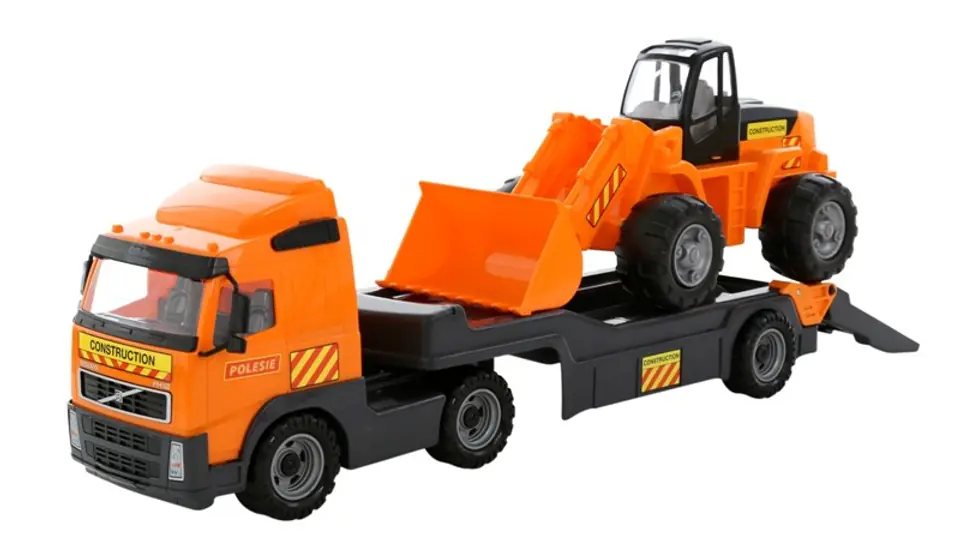 Volvo treiler truch with Loader at Wasserman.eu