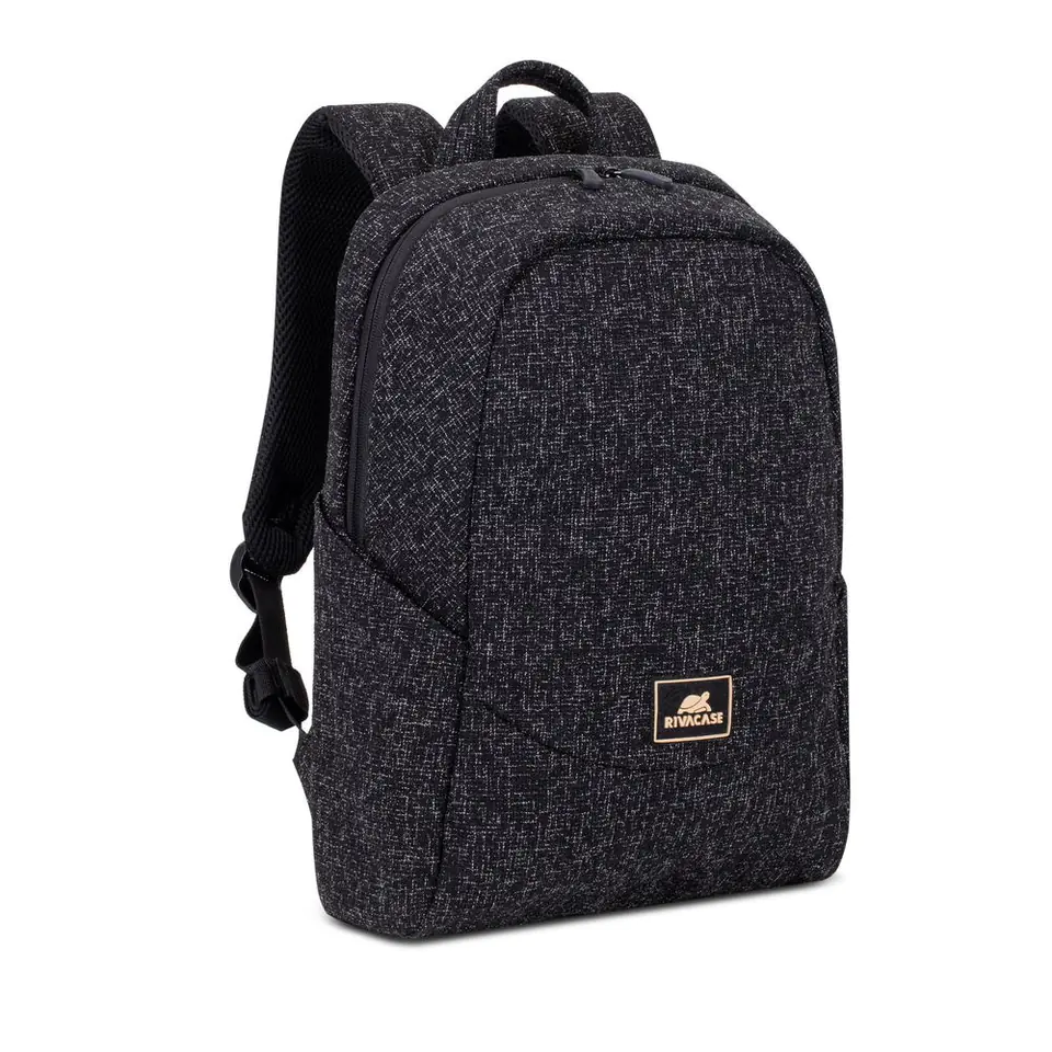 ⁨RIVACASE PLECAK NA LAPTOP 13,3" ANVIK, CZARNY, Z MATERIAŁU WODOODPORNEGO⁩ w sklepie Wasserman.eu