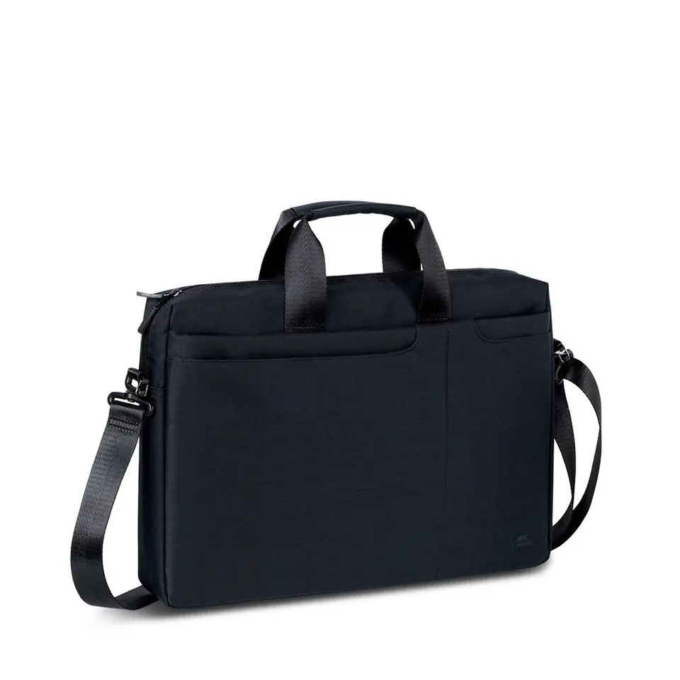 ⁨Rivacase Biscayne 39.6 cm (15.6") Messenger case Black⁩ at Wasserman.eu