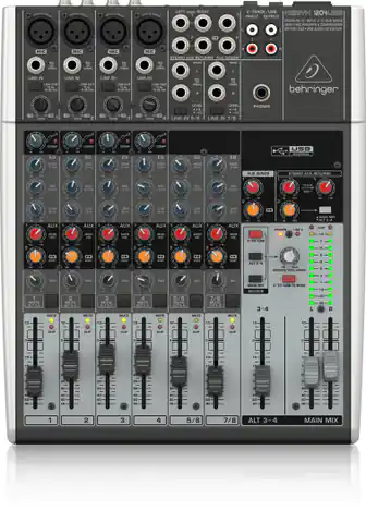 ⁨Behringer Xenyx 1204USB audio mixer 12 channels Grey⁩ at Wasserman.eu