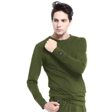 ⁨Bluza z ogrzewaniem Glovii GJ1CXL (XL; kolor zielony)⁩ w sklepie Wasserman.eu