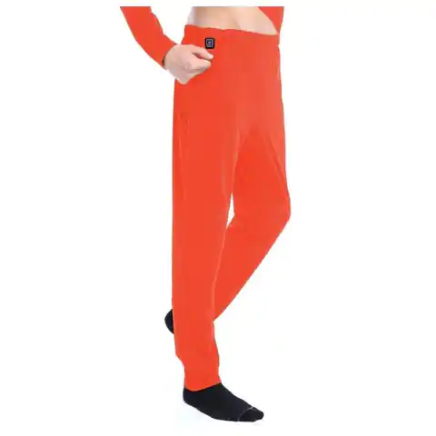 ⁨Spodnie z ogrzewaniem Glovii GP1RS (S; kolor czerwony)⁩ w sklepie Wasserman.eu