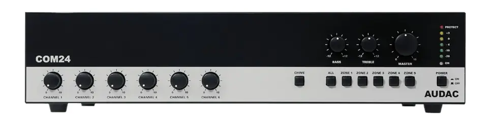 AUDAC COM24MK2 audio amplifier Performance/stage Black at Wasserman.eu