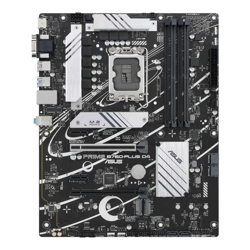 ⁨ASUS PRIME B760-PLUS D4 Intel B760 LGA 1700 ATX⁩ at Wasserman.eu