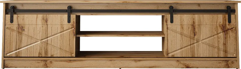 Szafka RTV GRANERO 200x56,7x35 dąb wotan w sklepie Wasserman.eu
