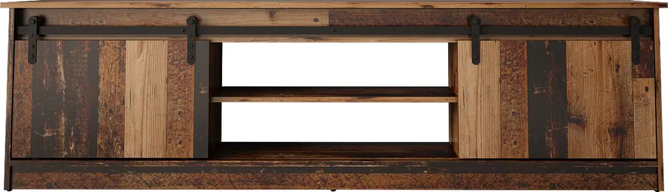 Szafka RTV GRANERO 200x56,7x35 old wood w sklepie Wasserman.eu