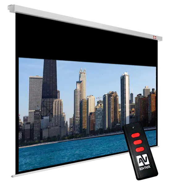 ⁨Avtek Cinema Electric 200 MG projection screen 16:9 86"⁩ at Wasserman.eu