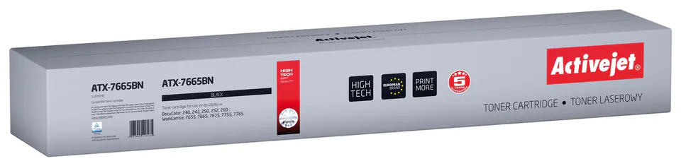 ⁨Activejet ATX-7665BN Toner (zamiennik Xerox 006R01449; Supreme; 30000 stron; czarny)⁩ w sklepie Wasserman.eu