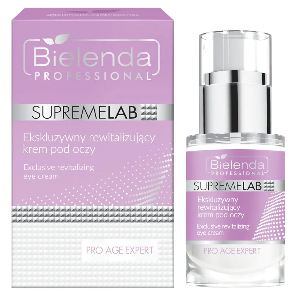 ⁨Bielenda Professional SupremeLab Pro Age Expert exclusive revitalizing eye cream 15ml⁩ at Wasserman.eu