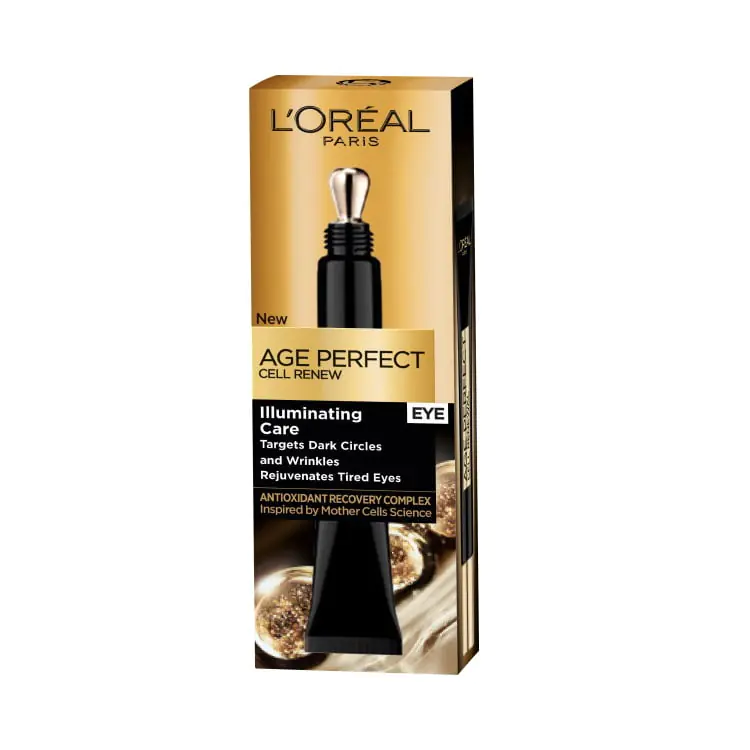 ⁨L'Oreal Paris Age Perfect Cell Renew rozświetlający krem przeciwzmarszczkowy pod oczy 15ml⁩ w sklepie Wasserman.eu