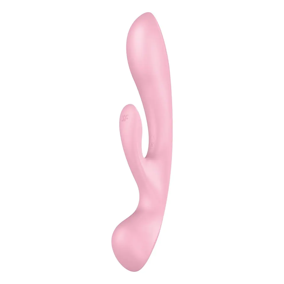 ⁨Satisfyer Triple Oh wielofunkcyjny wibrator Light Pink⁩ w sklepie Wasserman.eu