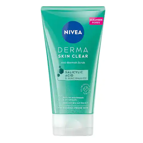 ⁨Nivea Derma Skin Clear peeling przeciw niedoskonałościom 150ml⁩ w sklepie Wasserman.eu