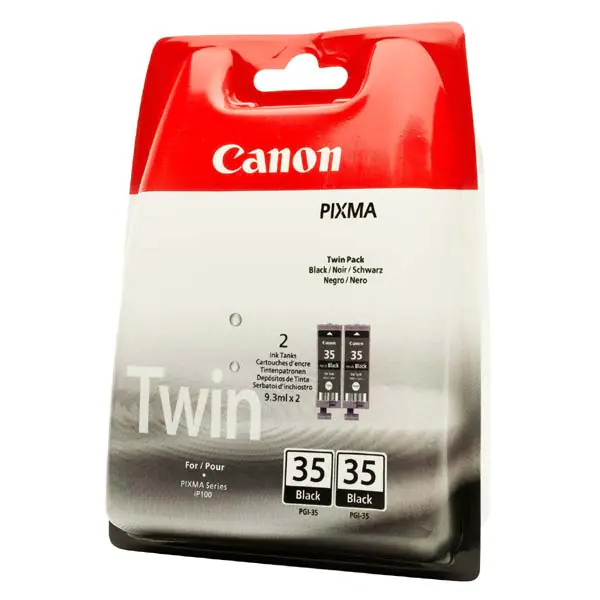 Canon oryginalny ink / tusz PGI35BK, black, 2x191s, 1509B012, 2szt, Canon 2-pack Pixma iP100 w sklepie Wasserman.eu