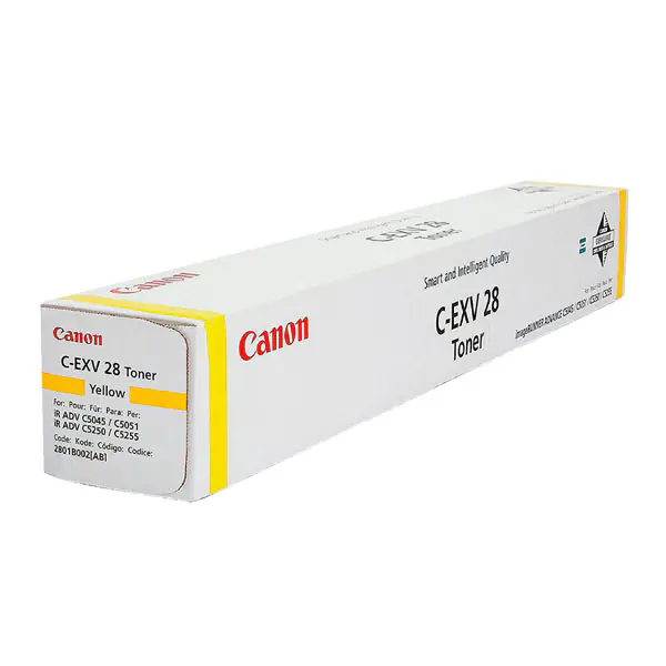 ⁨Canon Original Toner Cartridge CEXV28, yellow, 38000s, 2801B002, Canon iR-C5045, 5051, O⁩ at Wasserman.eu