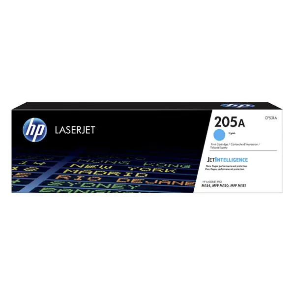 ⁨HP oryginalny toner CF531A, cyan, 900s, HP 205A, HP Color LaserJet Pro M180n, M181fw, O⁩ w sklepie Wasserman.eu