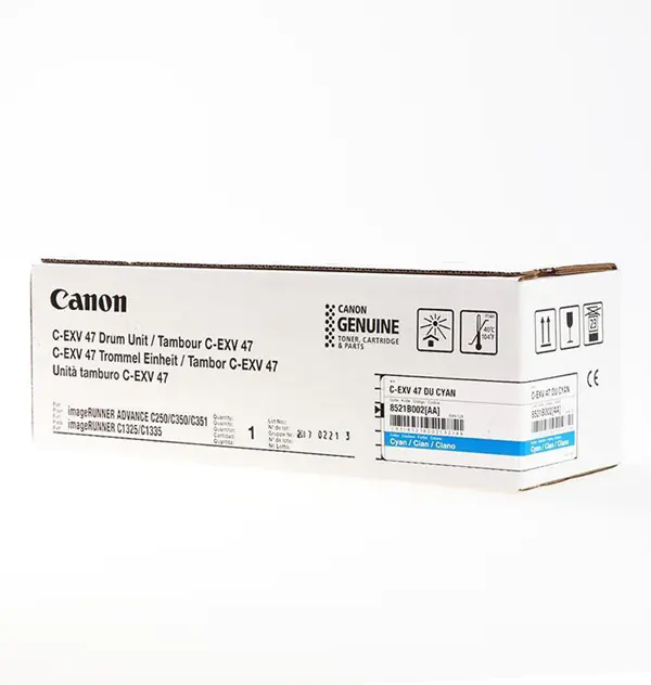 ⁨Canon oryginalny bęben C-EXV47 C, 8521B002, cyan, 33000s⁩ w sklepie Wasserman.eu