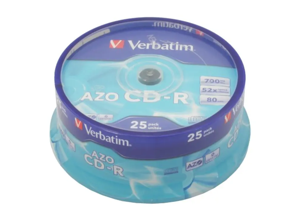 CD-R 52x 700MB 25P CB Azo 43352 w sklepie Wasserman.eu