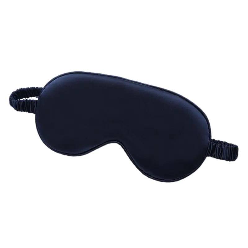 ⁨Maska do spania ciemny granat elegant satynowa OPK10GRAN⁩ w sklepie Wasserman.eu