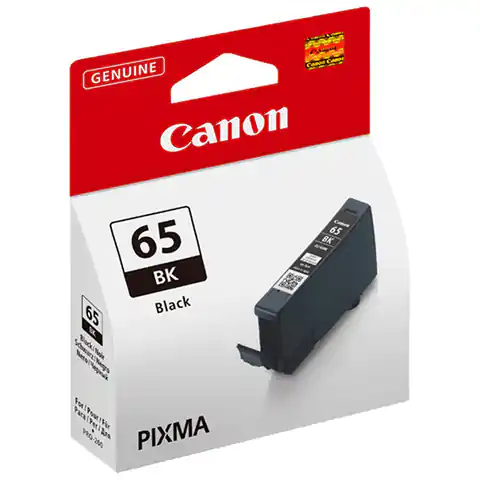 ⁨Canon oryginalny ink / tusz CLI-65BK, black, 12.6ml, 4215C001, Canon Pixma Pro-200⁩ w sklepie Wasserman.eu