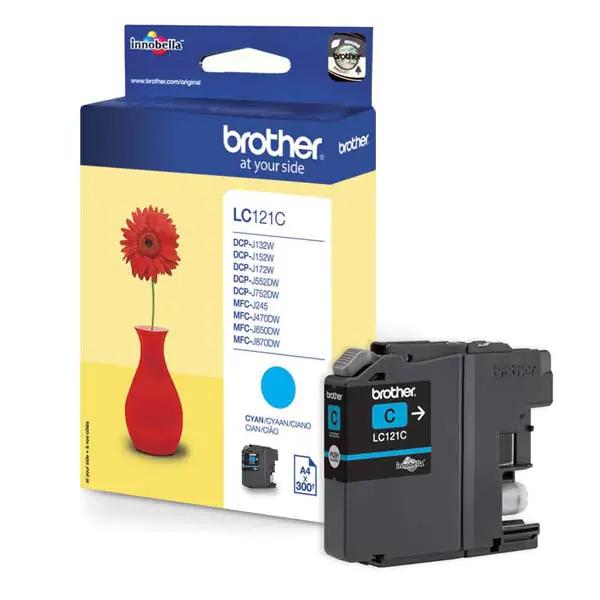 Brother oryginalny ink / tusz LC-121C, cyan, 300s w sklepie Wasserman.eu