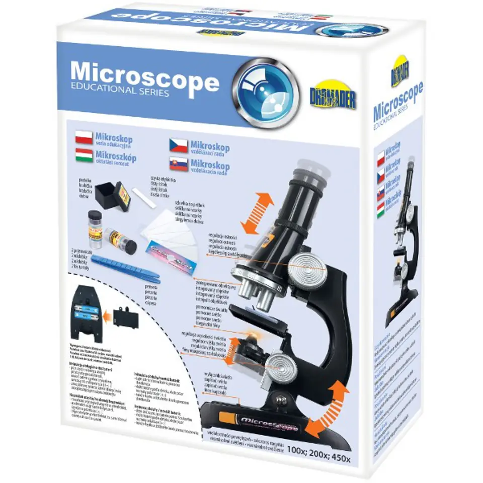 ⁨Mikroskop 100, 200, 450 x⁩ w sklepie Wasserman.eu