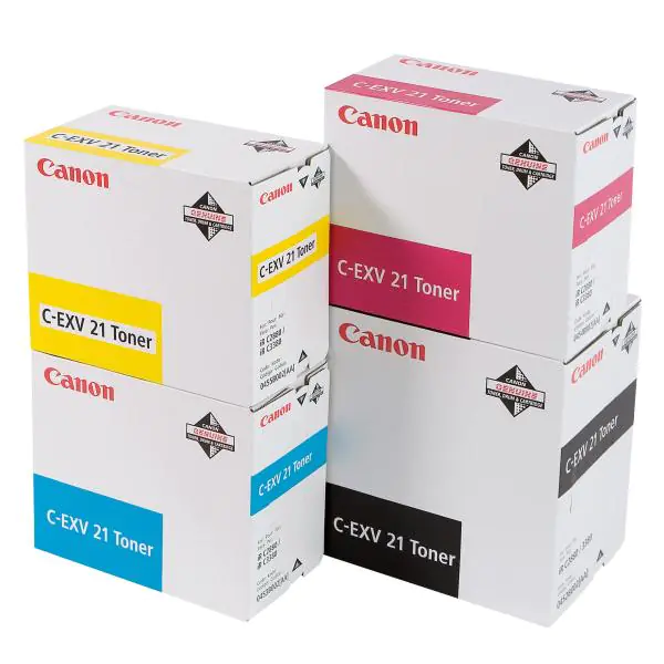 ⁨Canon Original Toner Cartridge CEXV21, black, 26000s, 0452B002, Canon iR-C2880, 3380, 3880, 575g, O⁩ at Wasserman.eu