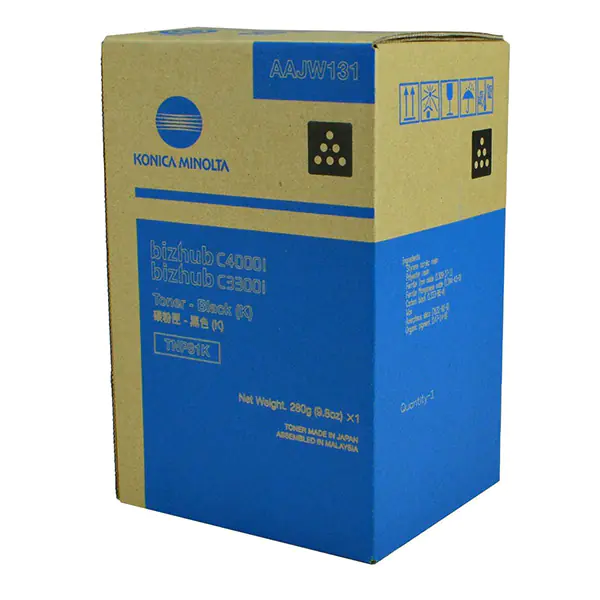 ⁨Konica Minolta Original Toner Cartridge AAJW151, black, 13000s, TNP-81K, Konica Minolta Bizhub C3300i, C4000i, O⁩ at Wasserman.eu
