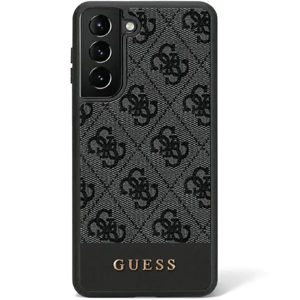 ⁨Guess GUHCS23SG4GLGR S23 S911 czarny/black hardcase 4G Stripe Collection⁩ w sklepie Wasserman.eu