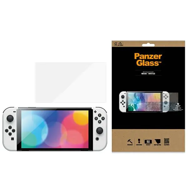 ⁨PanzerGlass Standard Nintendo Switch OLED Antibacterial⁩ w sklepie Wasserman.eu