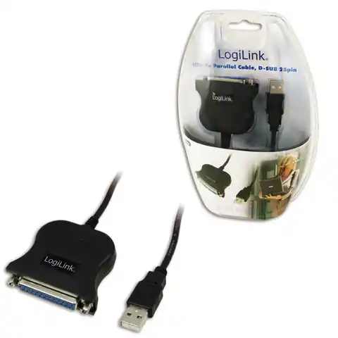 ⁨Adapter USB do DSUB-25pin, 1,5m⁩ w sklepie Wasserman.eu