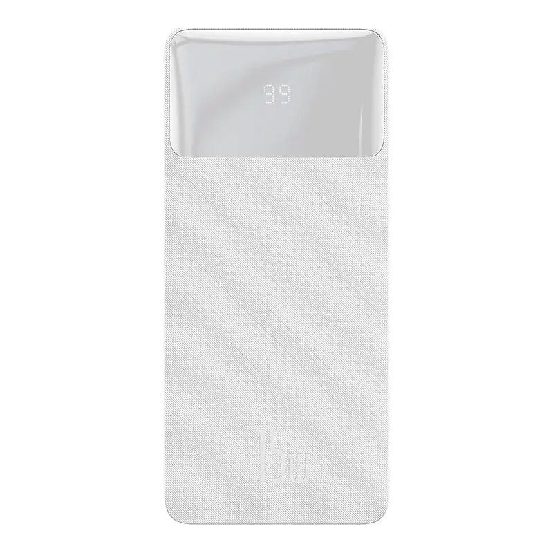 ⁨Powerbank Baseus Bipow 20000mAh, 2xUSB, USB-C, 15W (biały)⁩ w sklepie Wasserman.eu