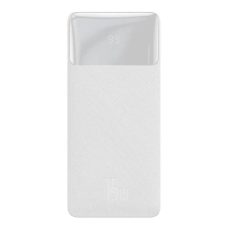 ⁨Powerbank Baseus Bipow 30000mAh, 2xUSB, USB-C, 15W (biały)⁩ w sklepie Wasserman.eu