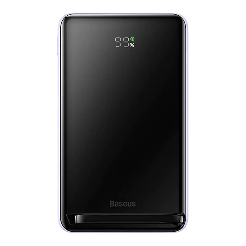 ⁨Powerbank Baseus Magnetic 10000mAh 20W (Fioletowy)⁩ w sklepie Wasserman.eu